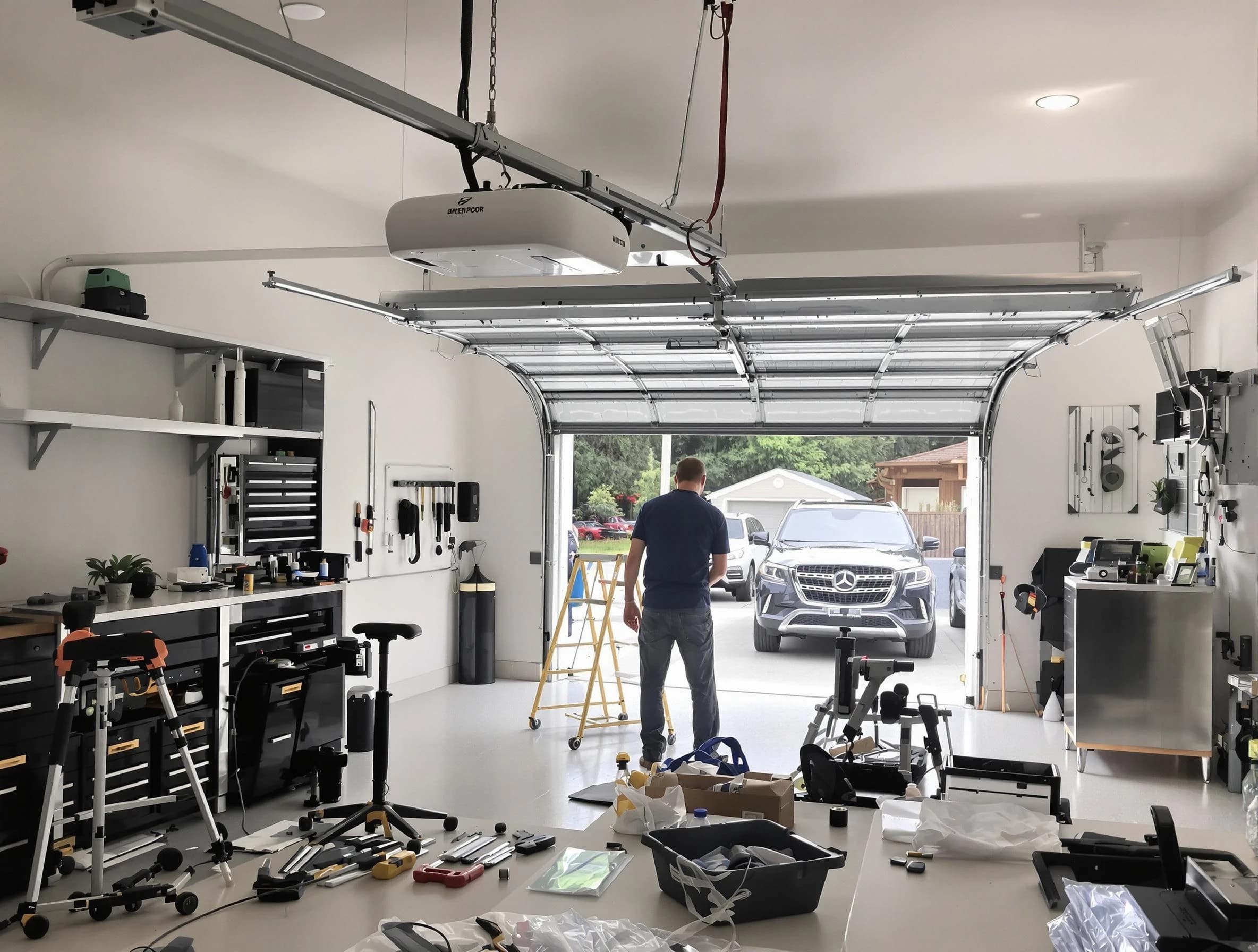 Garage door opener installation by Glen Allen Garage Door Repair in Glen Allen