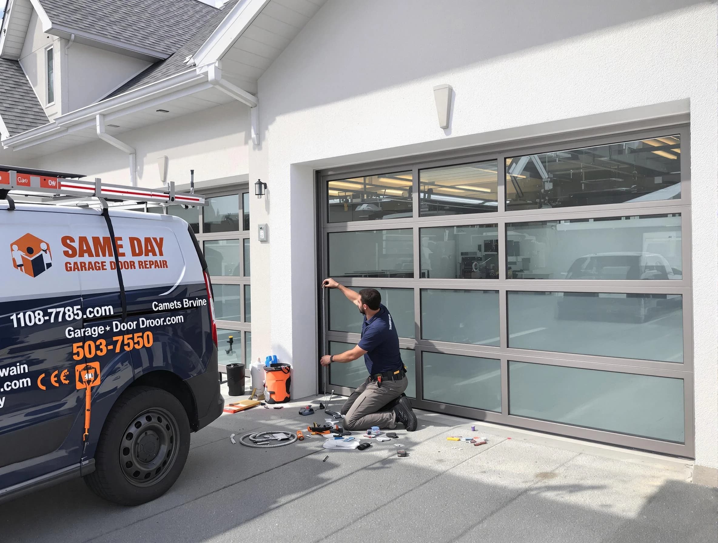 Same-day garage door repair service by Glen Allen Garage Door Repair in Glen Allen