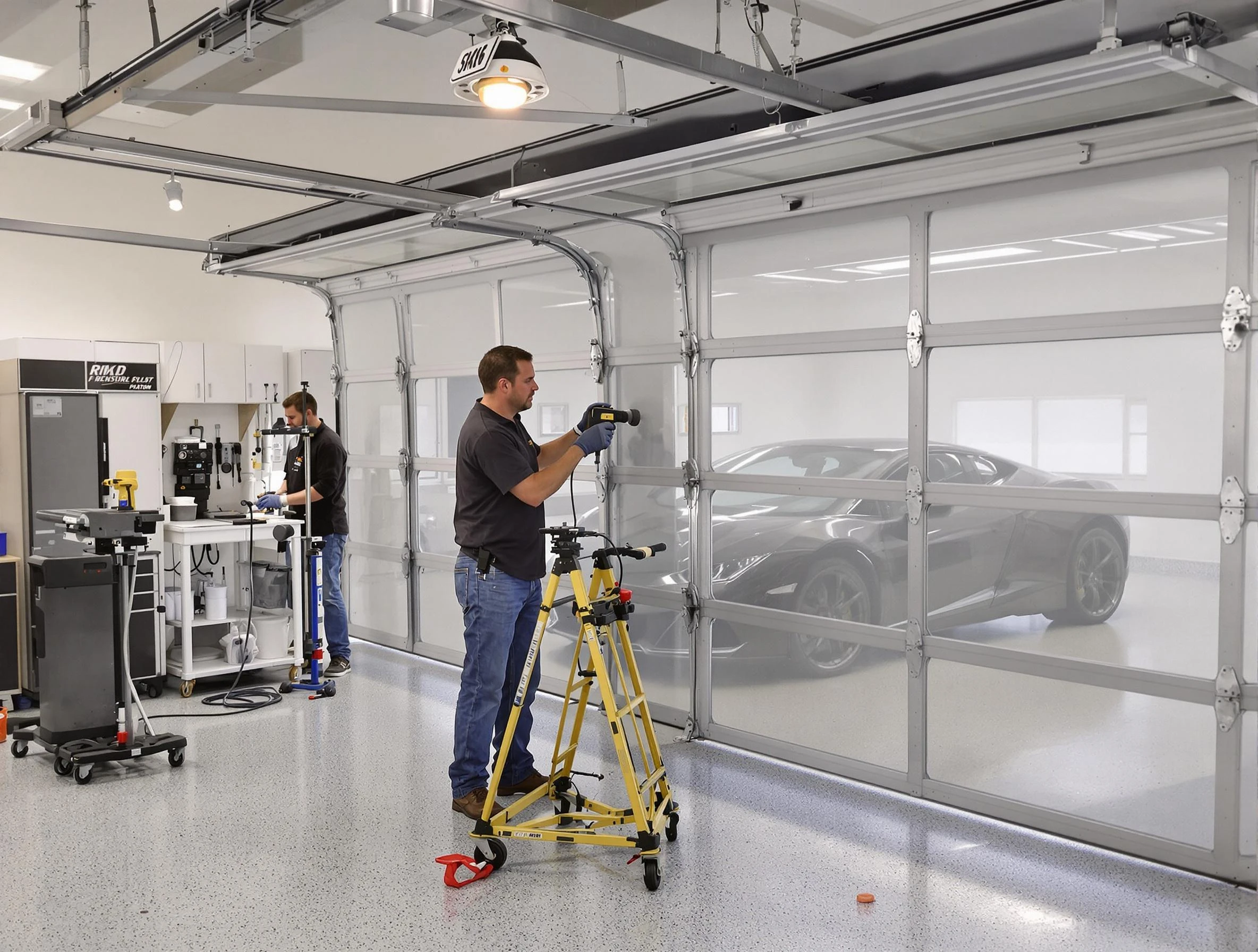 Garage Door Dents Repair in Glen Allen