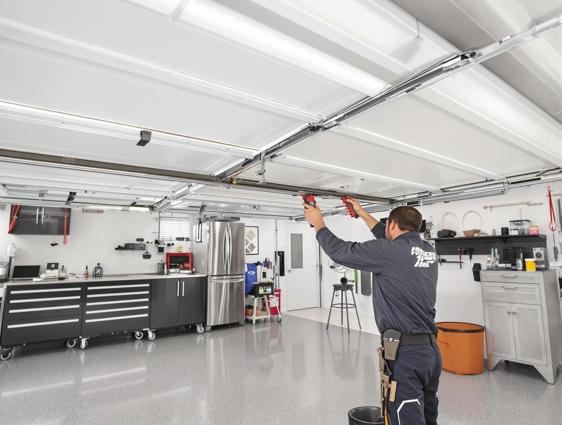 Overhead garage door repair service by Glen Allen Garage Door Repair in Glen Allen