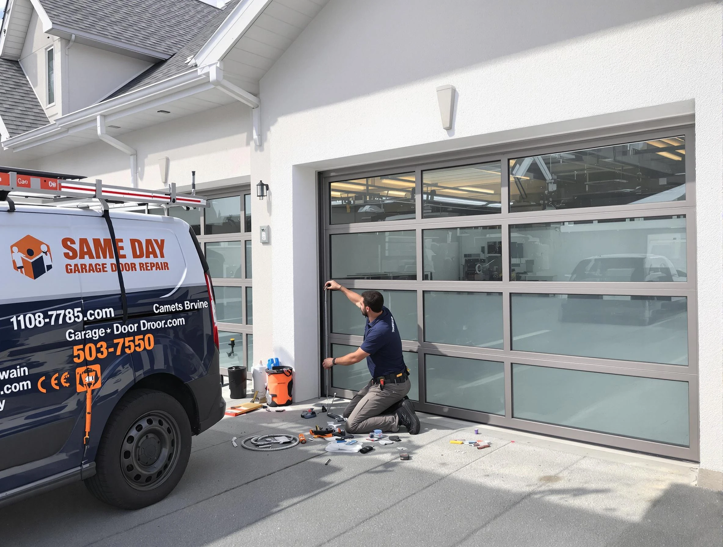 Same-day garage door repair service by Glen Allen Garage Door Repair in Glen Allen